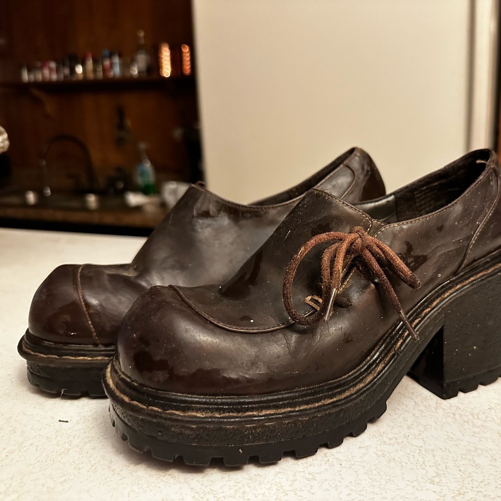 Brown Heeled Boots